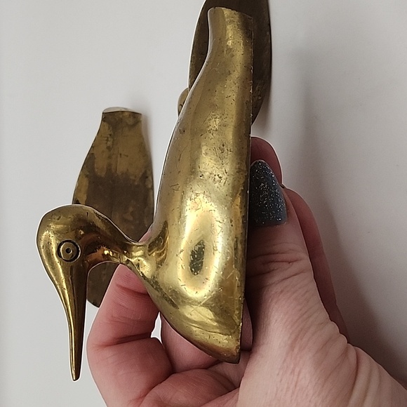 Vintage MCM Brass Ducks 4" 3.25" & 2.5" - Picture 7 of 9
